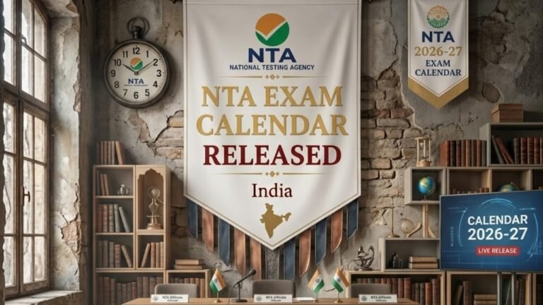 NTA Exam Calendar 2026-27 Released
