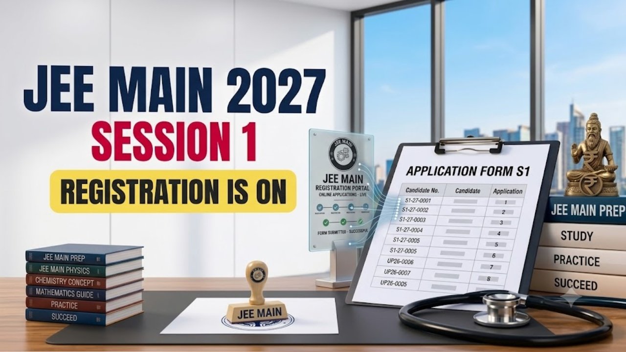 JEE Main 2027 Session 1 Registration