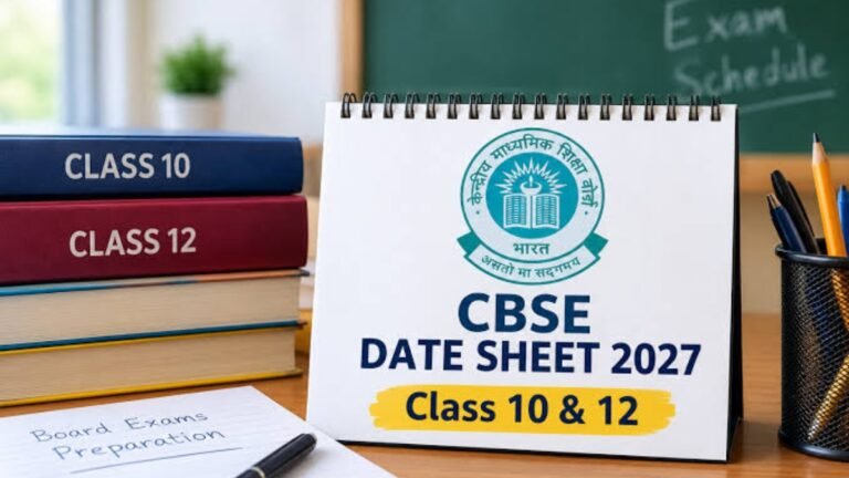 CBSE Date Sheet 2027