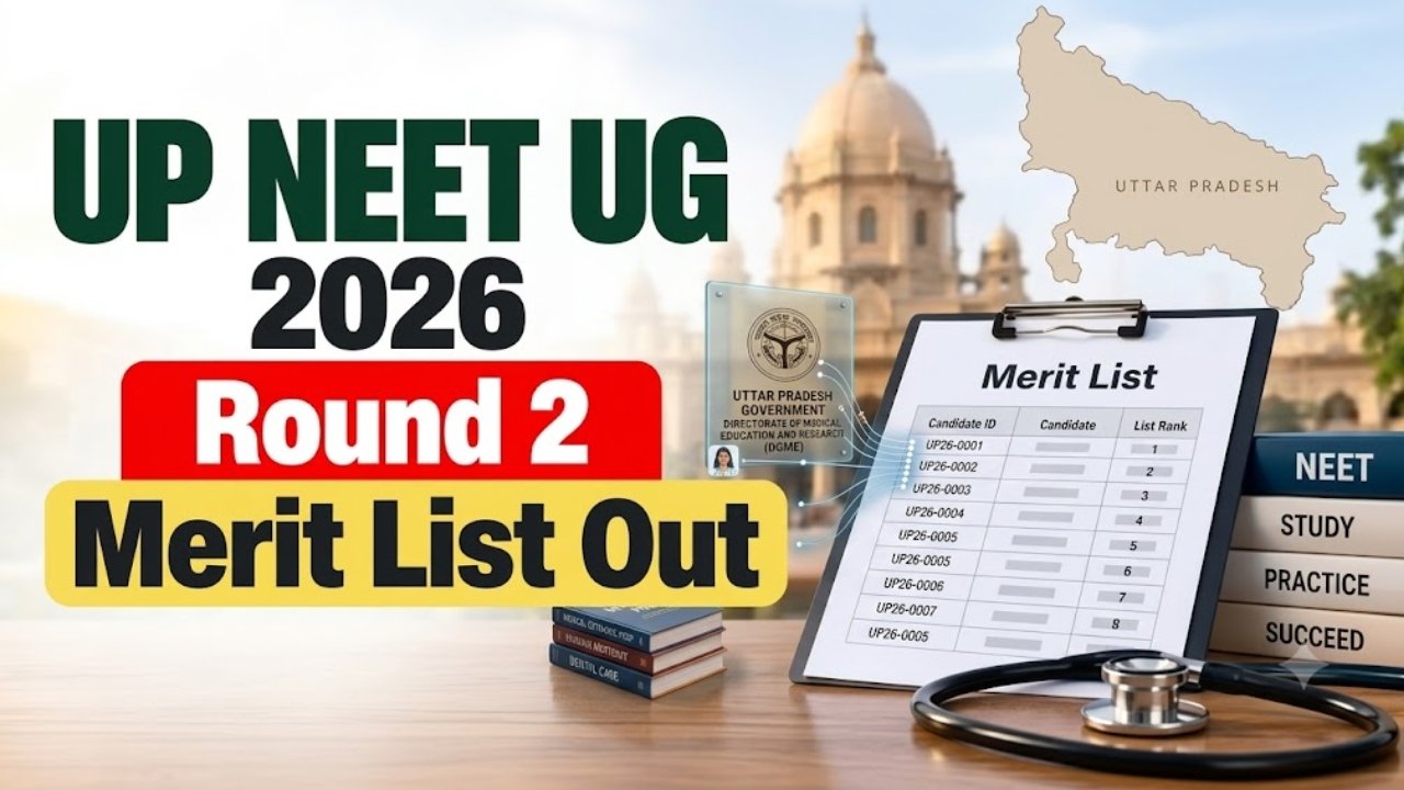 UP NEET UG Round 2 Merit List 2026 Released