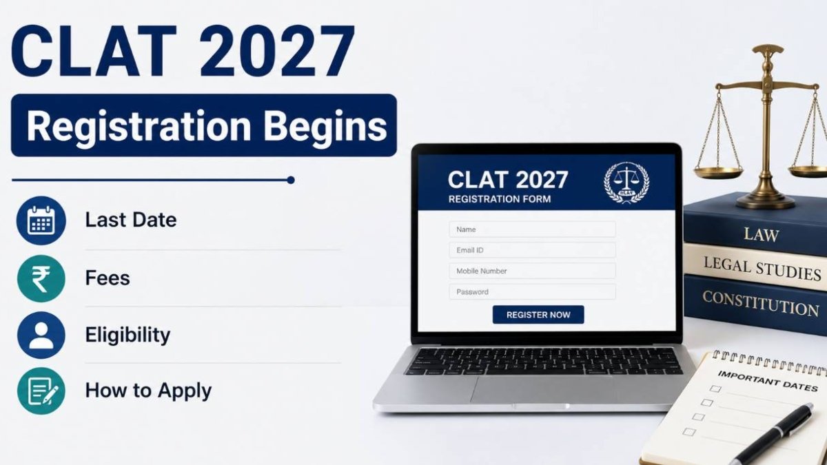 CLAT 2027 Registration Ends on October 31