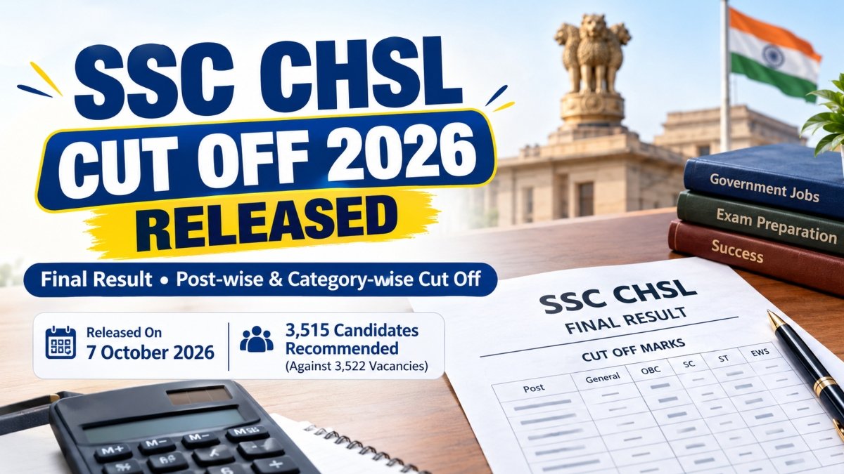 SSC CHSL Cut Off 2026 Released